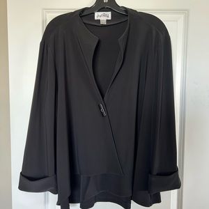 Gorgeous, soft fabric black blazer.